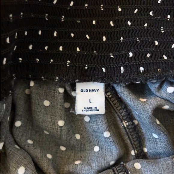 Old Navy Black Polka Dot Jumpsuit - Picture 2 of 9
